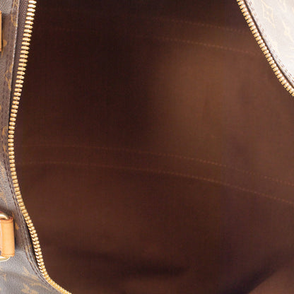 Sac Keepall 50 Vintage en toile monogram marron