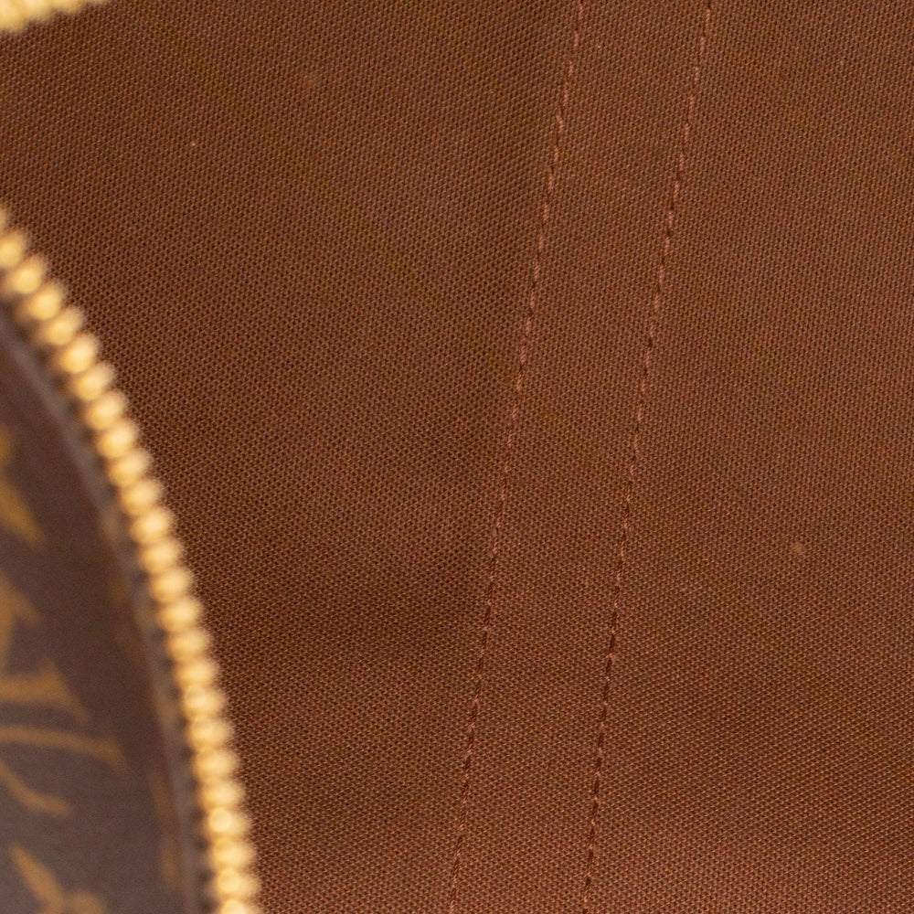 Sac Keepall 50 Vintage en toile monogram marron