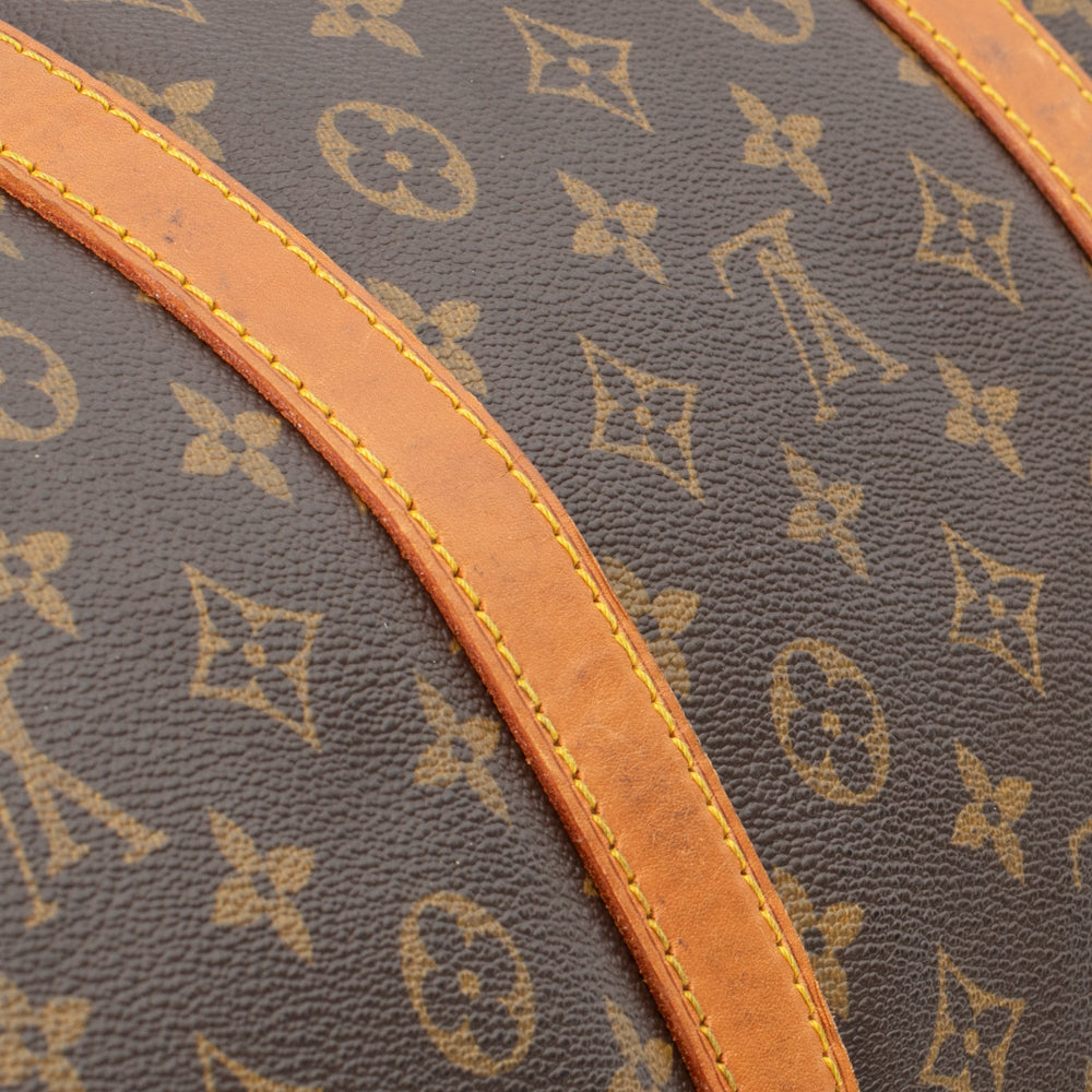 Sac Keepall 60 Vintage en toile monogram marron