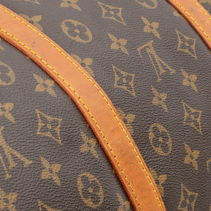 Sac Keepall 60 Vintage en toile monogram marron