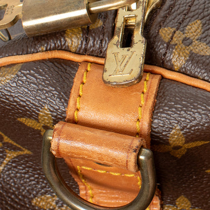 Sac Keepall 60 Vintage en toile monogram marron