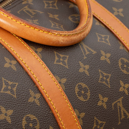 Sac Keepall 60 Vintage en toile monogram marron