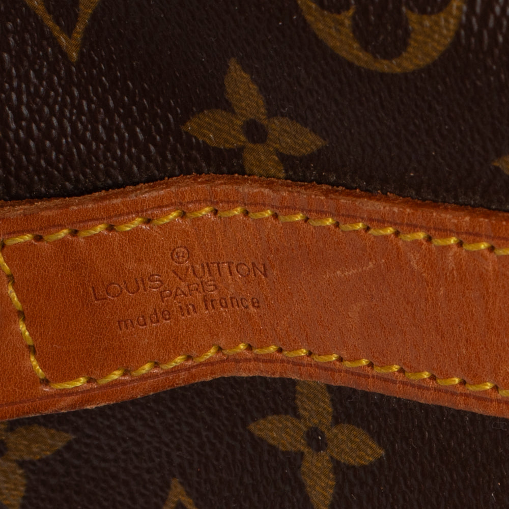 Sac Keepall 60 Vintage en toile monogram marron