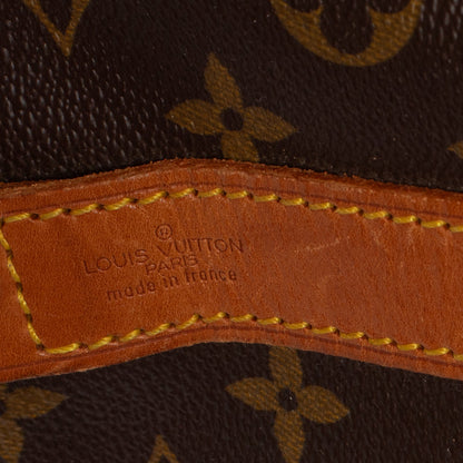Sac Keepall 60 Vintage en toile monogram marron