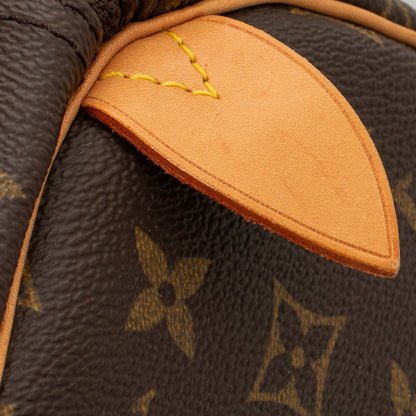 Sac Keepall 45 Vintage en toile monogram marron