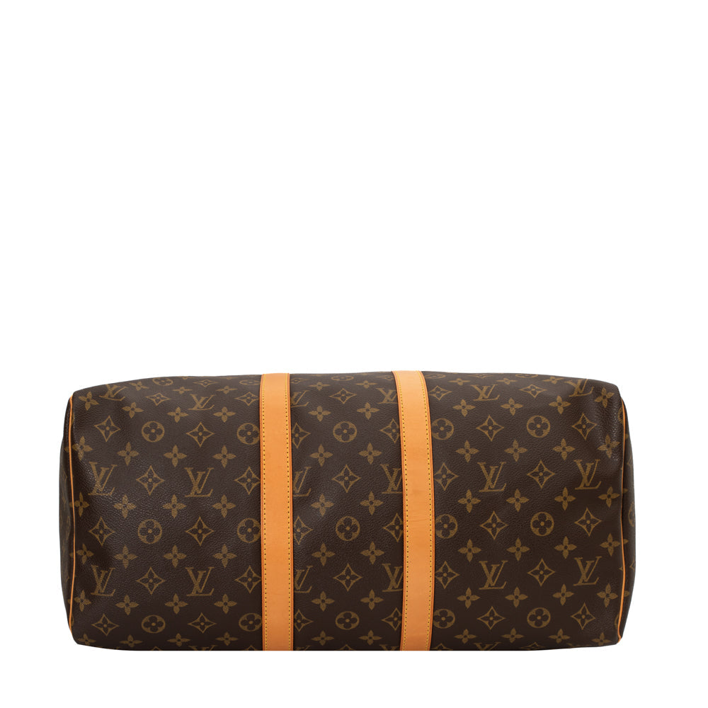 Sac Keepall 45 Vintage en toile monogram marron