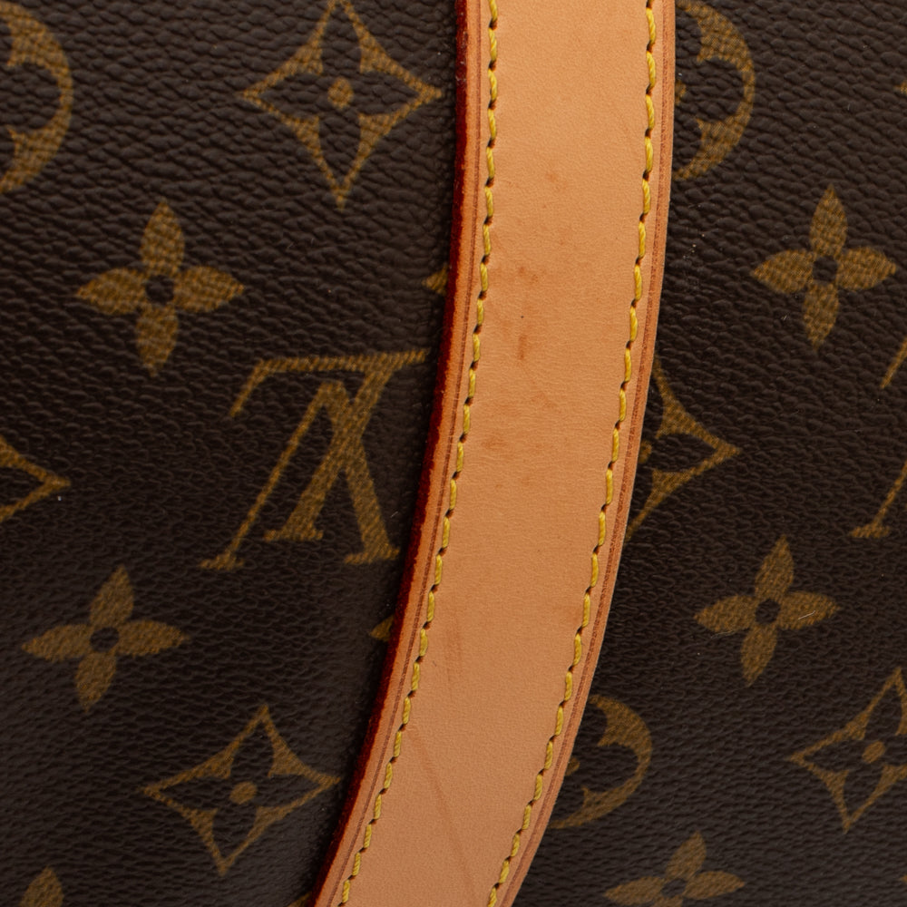 Sac Keepall 50 Vintage en toile monogram marron