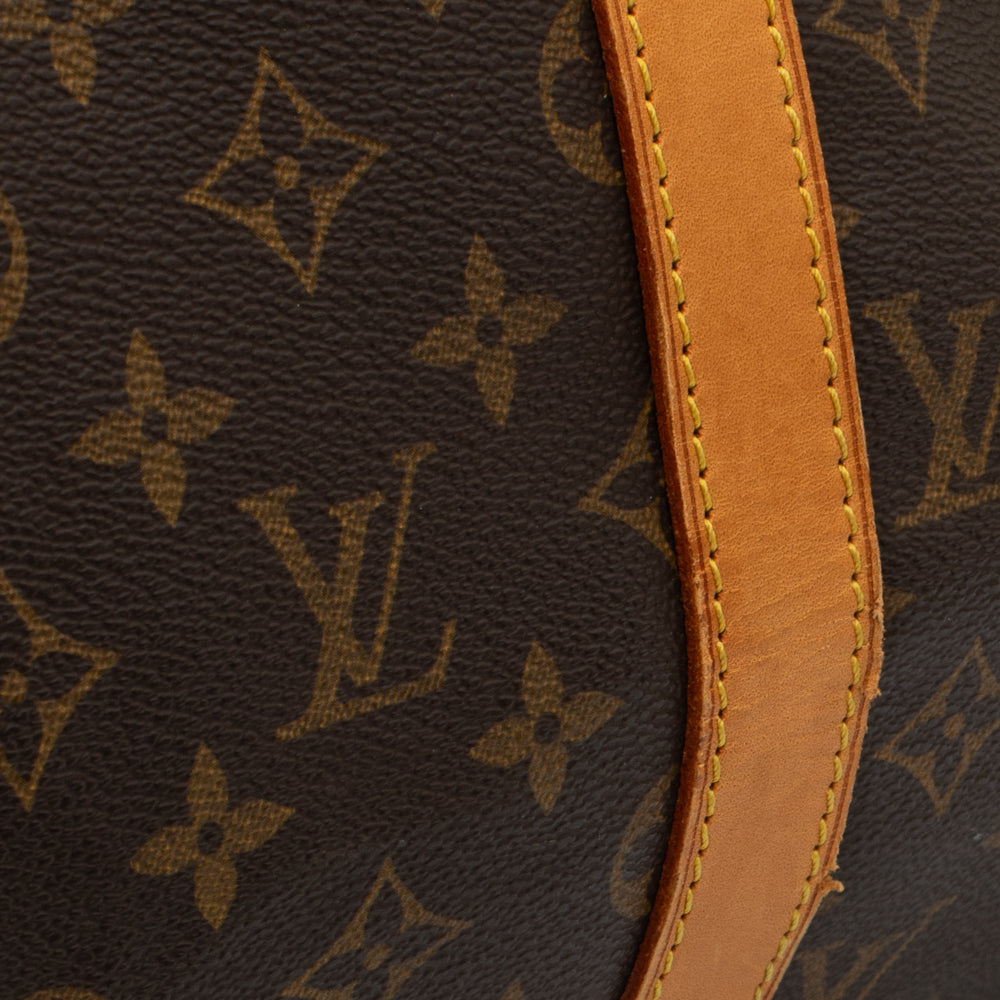 Sac Keepall 50 Vintage en toile monogram marron