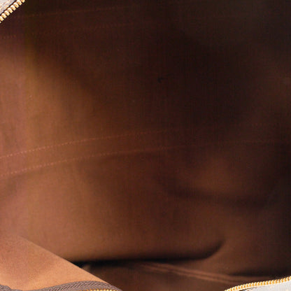 Sac Keepall 50 Vintage en toile monogram marron