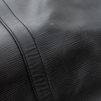 Sac Keepall 45 Vintage en cuir épi noir
