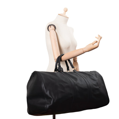 Sac Keepall 45 Vintage en cuir épi noir