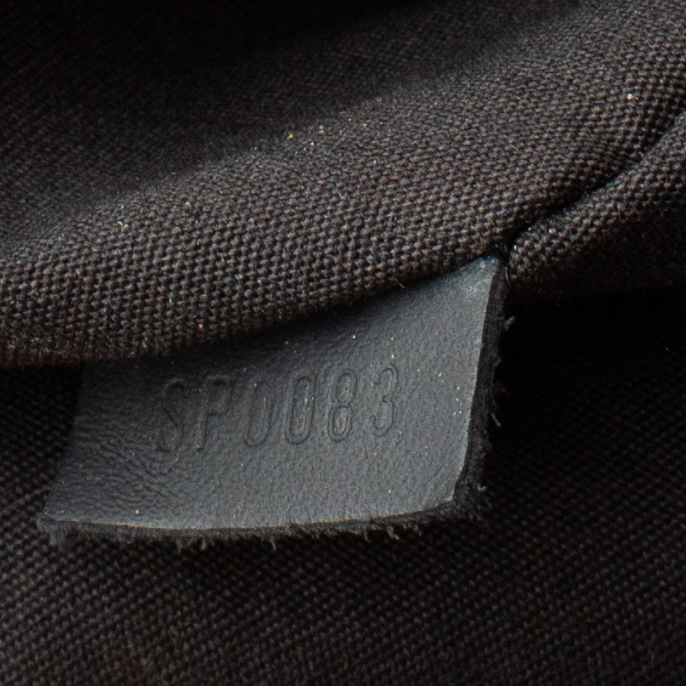 Sac Keepall 45 Vintage en cuir épi noir