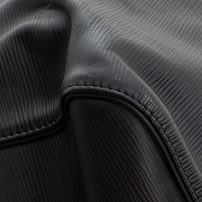 Sac Keepall 45 Vintage en cuir épi noir