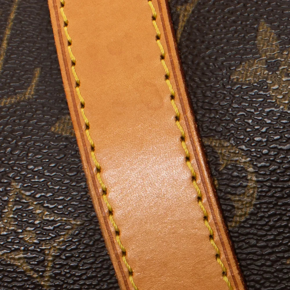 Sac Keepall 50 Vintage en toile monogram marron