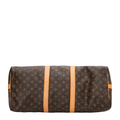 Sac Keepall 50 Vintage en toile monogram marron
