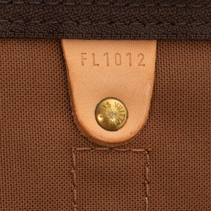 Sac Keepall 50 Vintage en toile monogram marron