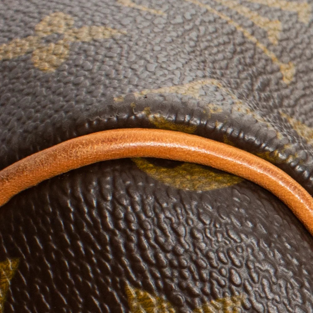 Sac Keepall 55 Vintage en toile monogram marron
