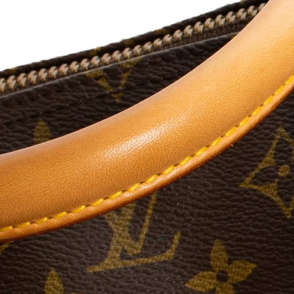 Sac Keepall 55 Vintage en toile monogram marron