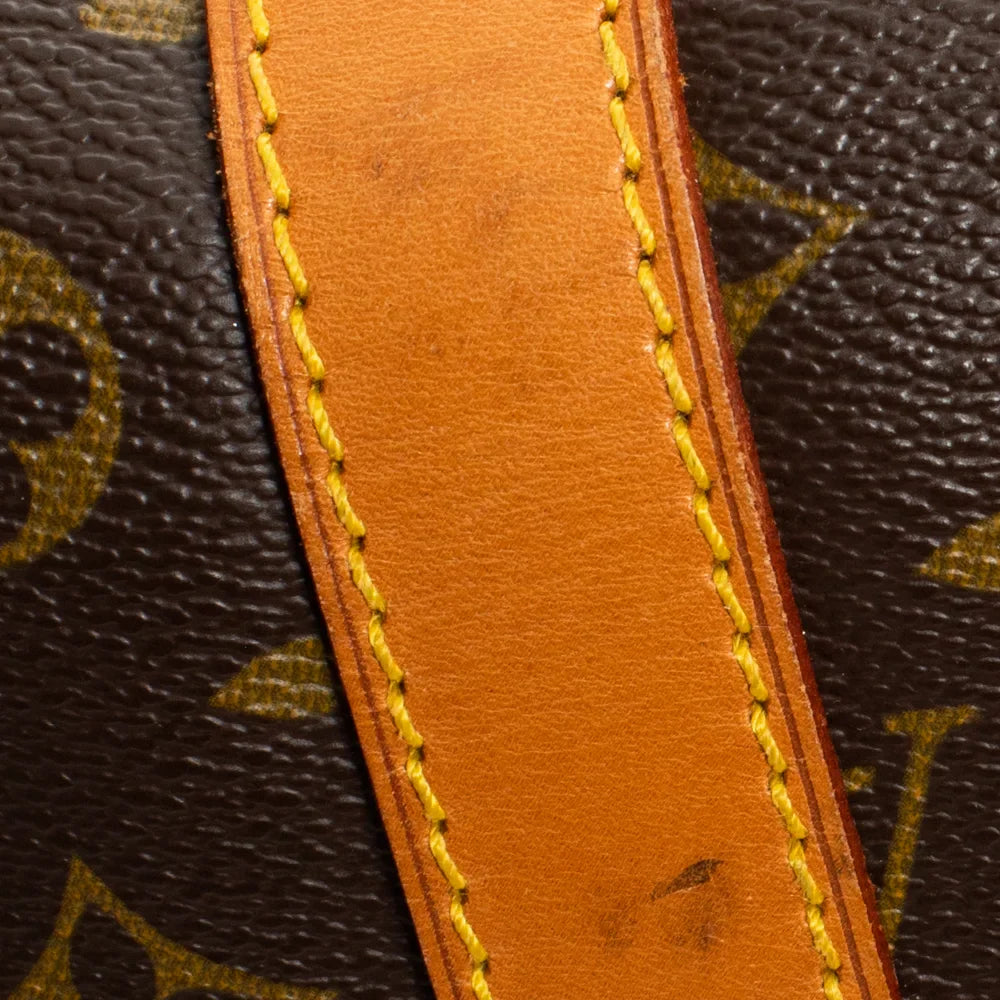 Sac Keepall 55 Vintage en toile monogram marron