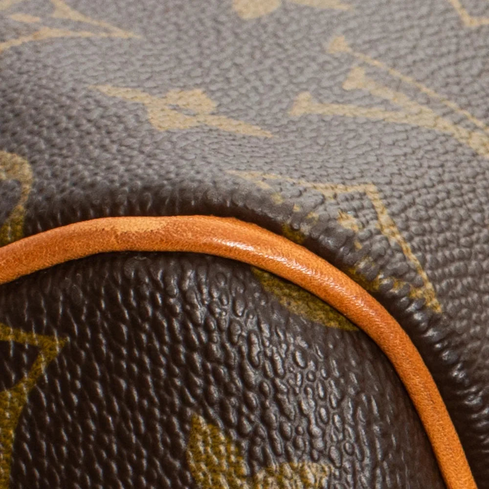 Sac Keepall 55 Vintage en toile monogram marron