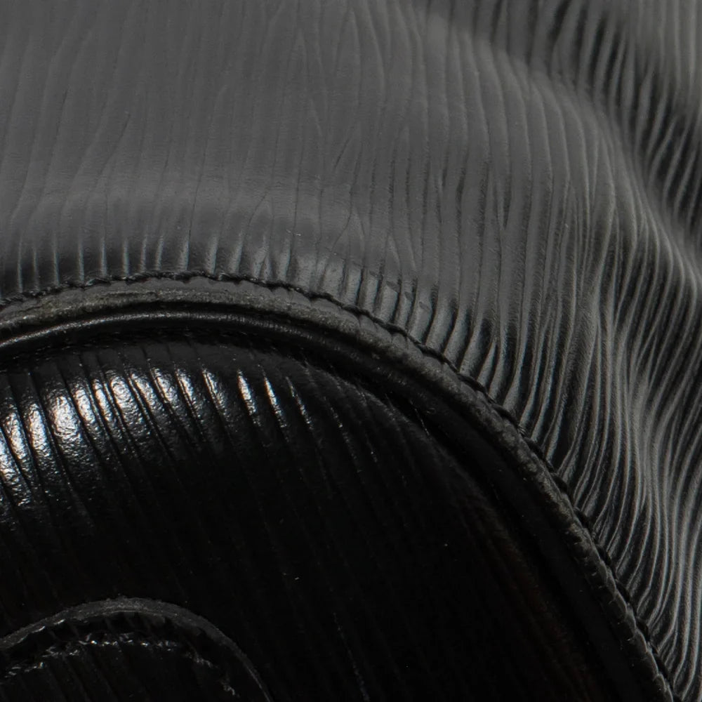 Sac Keepall 45 Vintage en cuir épi noir