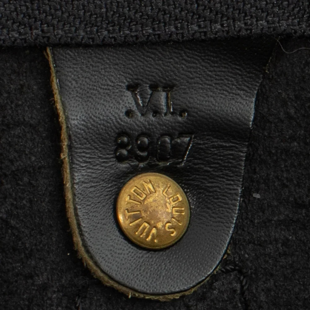 Sac Keepall 45 Vintage en cuir épi noir