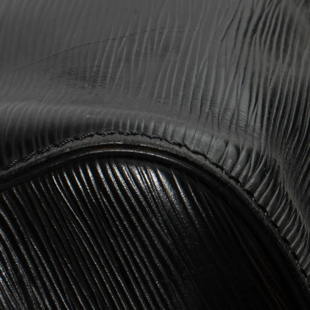 Sac Keepall 45 Vintage en cuir épi noir