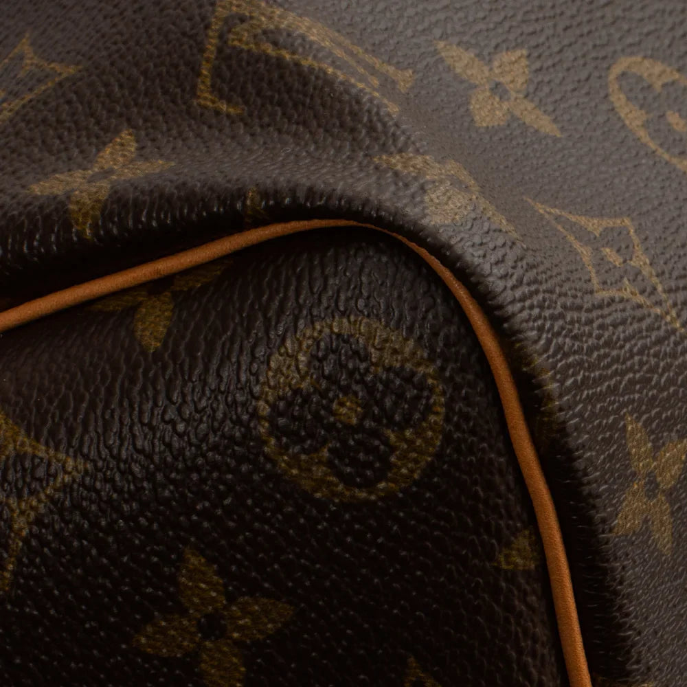 Sac Keepall 60 Vintage en toile monogram marron