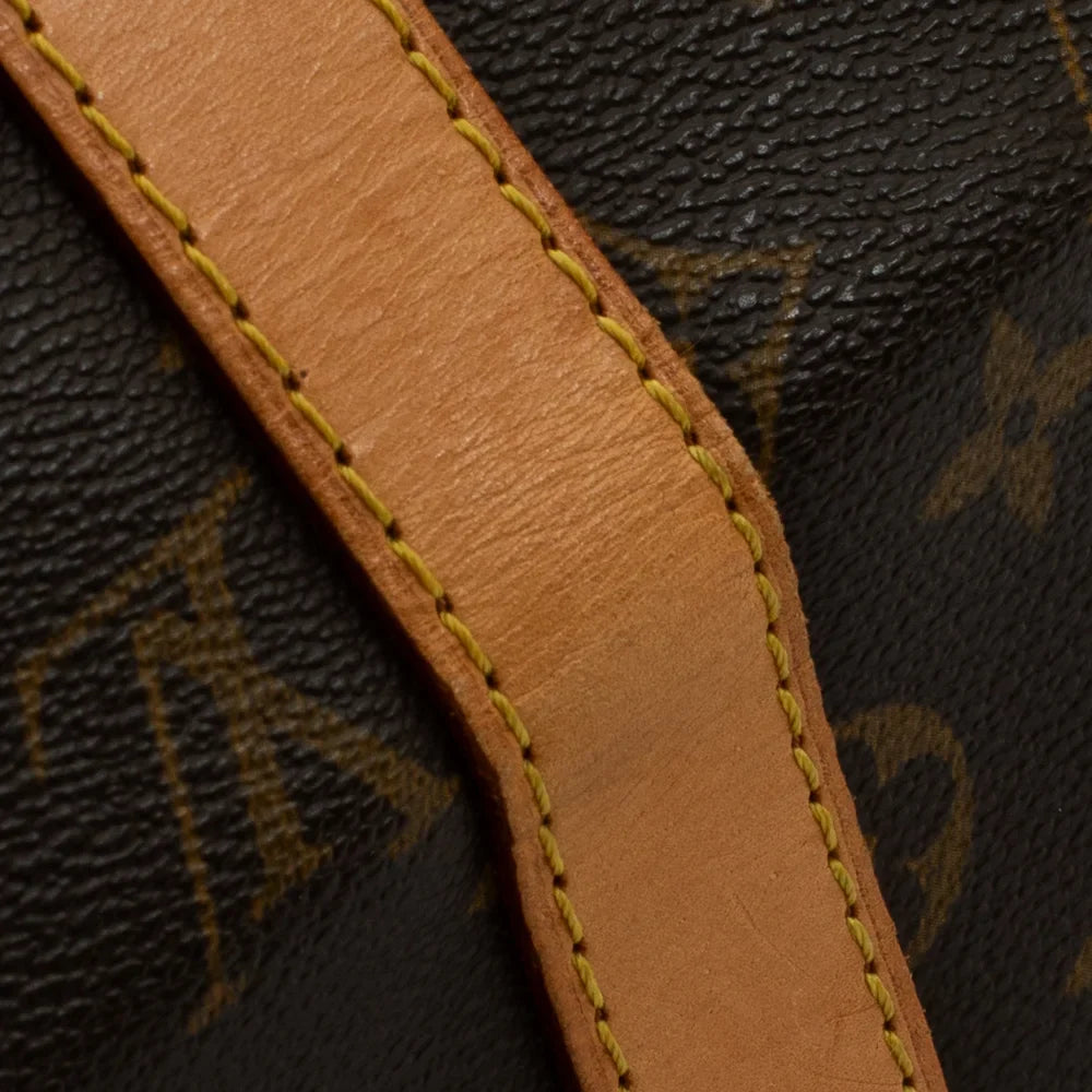 Sac Keepall 50 Vintage en toile monogram marron