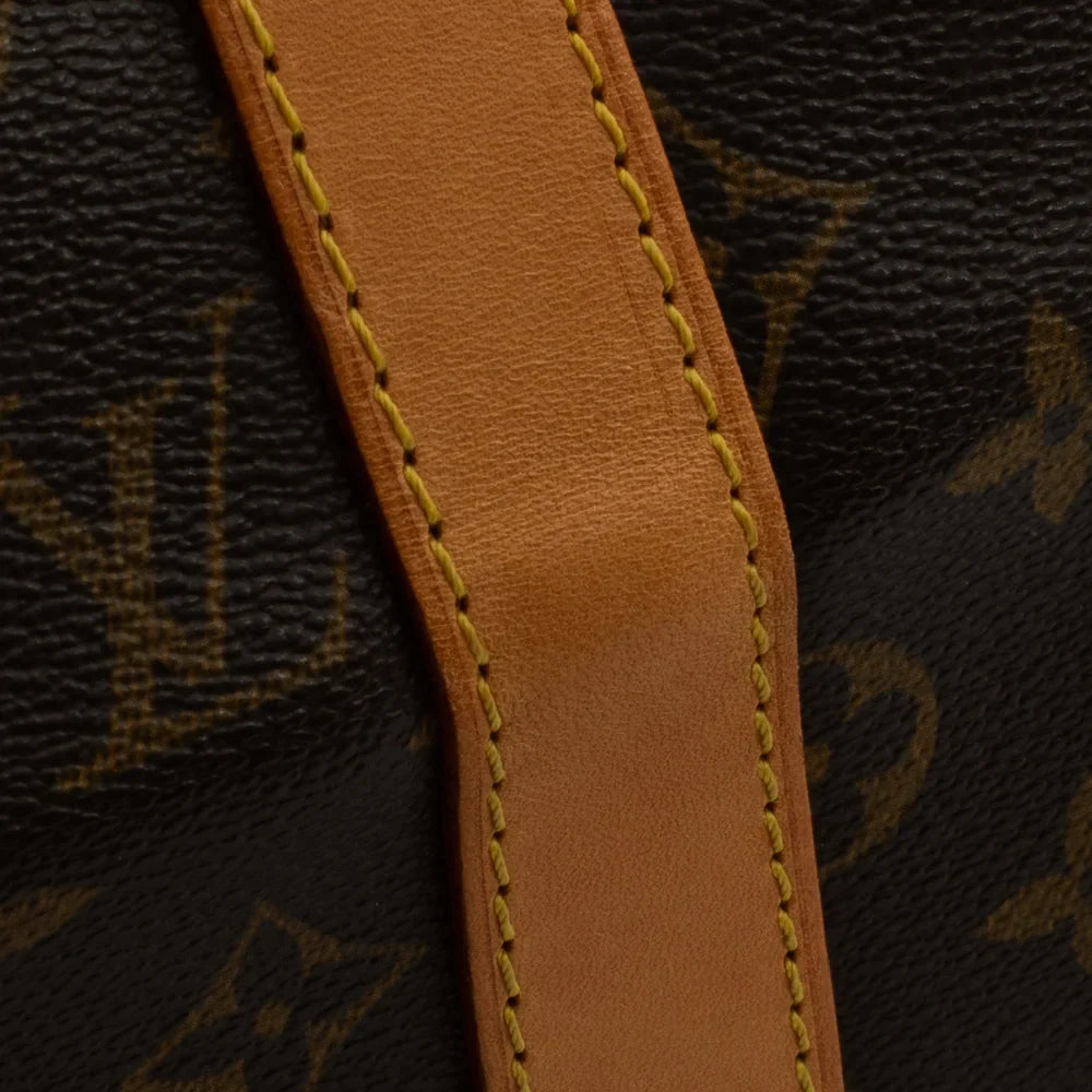 Sac Keepall 50 Vintage en toile monogram marron