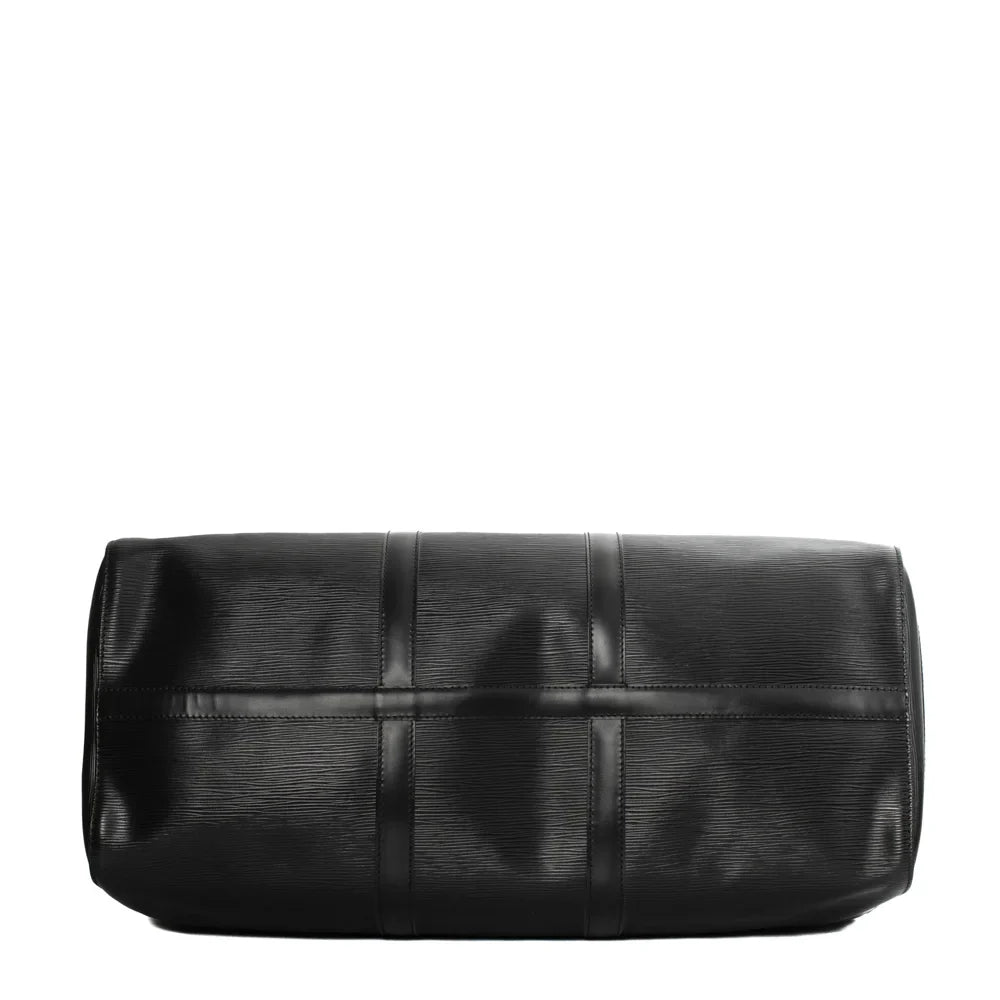 Sac Keepall 50 Vintage en cuir épi noir