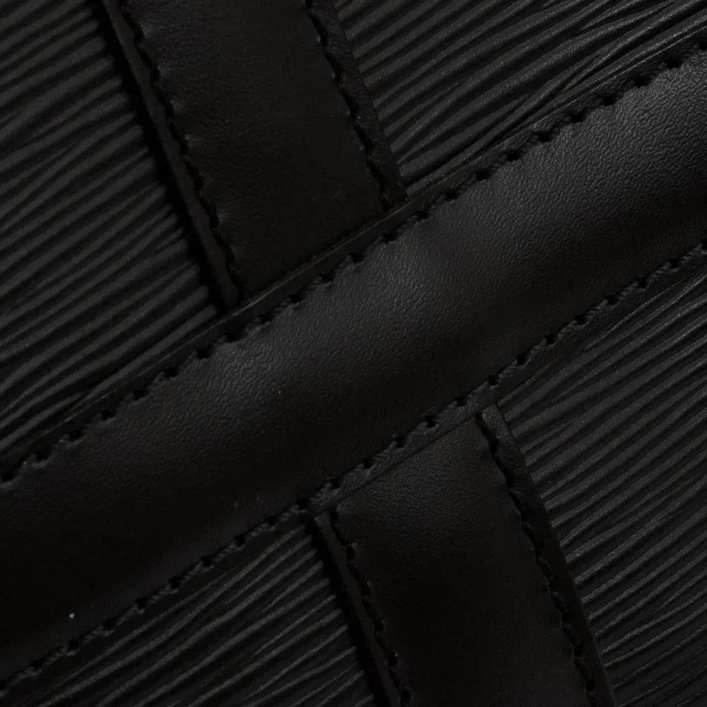 Sac Keepall 50 Vintage en cuir épi noir