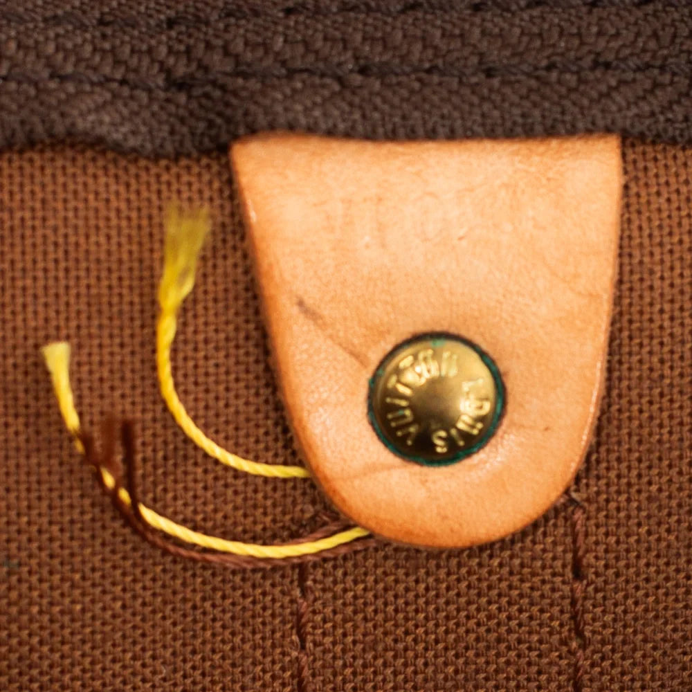 Sac Keepall 60 Vintage en toile monogram marron