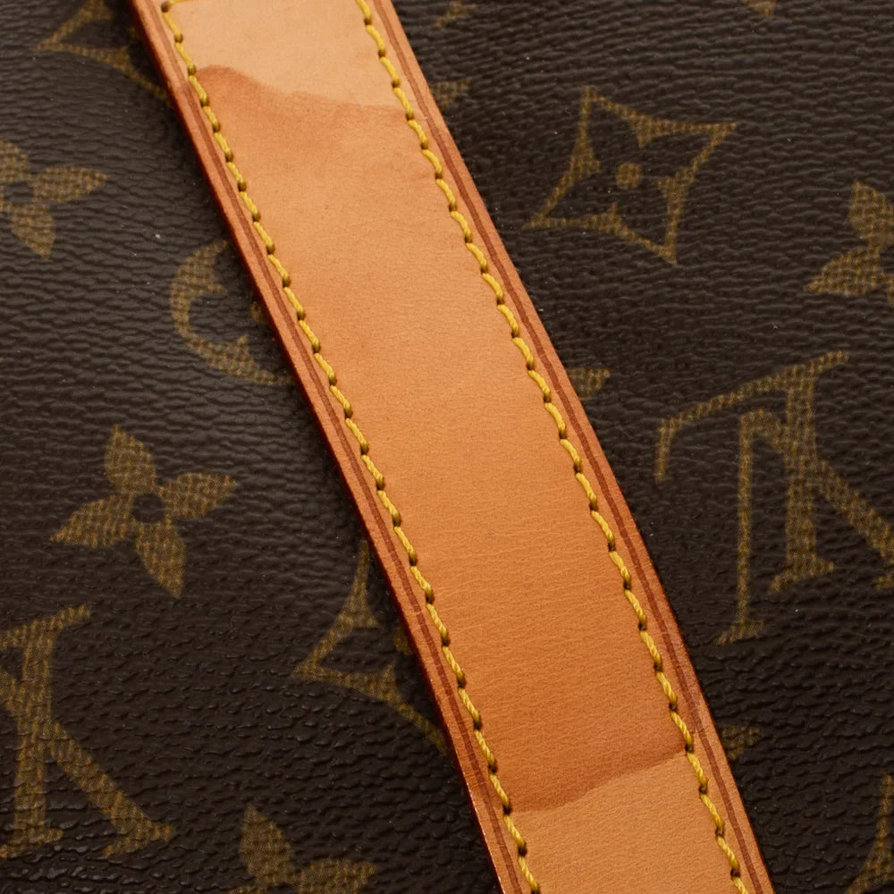 Sac Keepall 50 Vintage en toile monogram marron