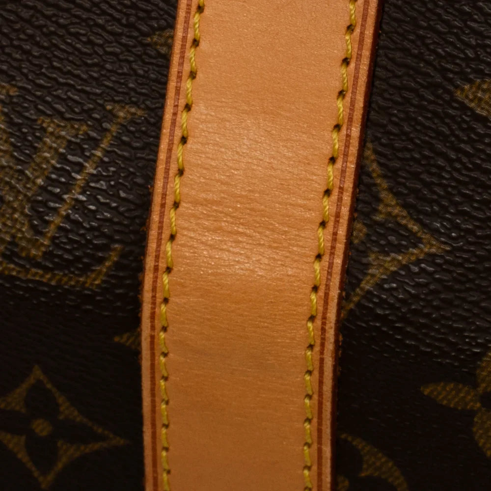 Sac Keepall 50 Vintage en toile monogram marron
