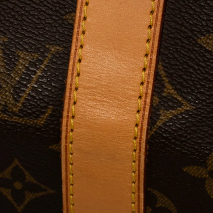 Sac Keepall 50 Vintage en toile monogram marron