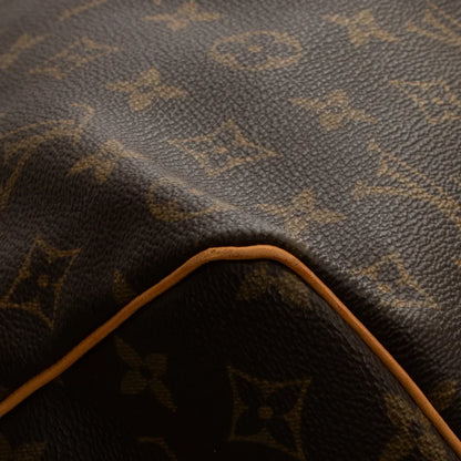 Sac Keepall 50 Vintage en toile monogram marron