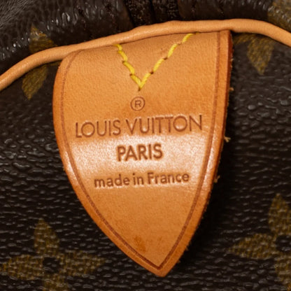 Sac Keepall 50 Vintage en toile monogram marron