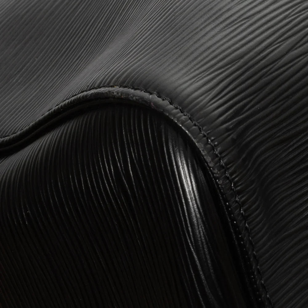 Sac Keepall 50 Vintage en cuir épi noir