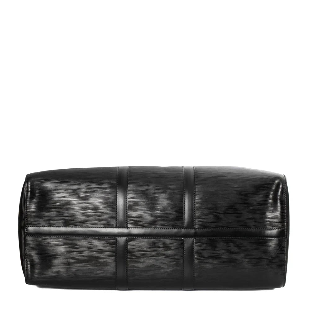 Sac Keepall 50 Vintage en cuir épi noir