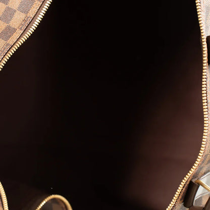 Sac Keepall 55 en toile damier ébène