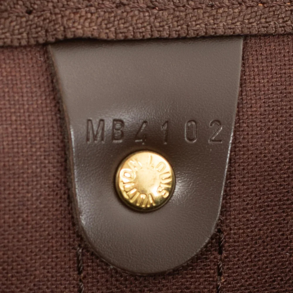 Sac Keepall 55 en toile damier ébène