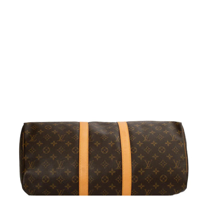 Sac Keepall 45 Vintage en toile monogram marron