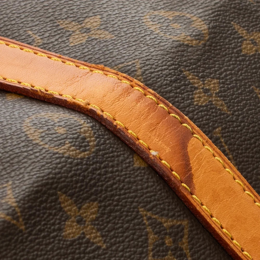 Sac Keepall 55 Vintage en toile monogram marron