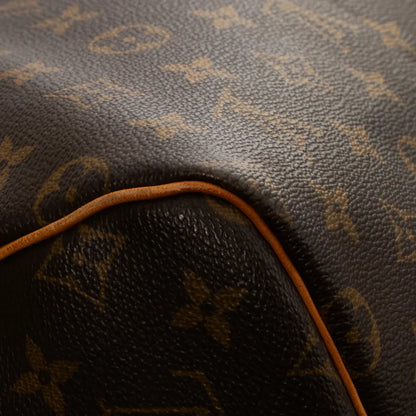 Sac Keepall 55 Vintage en toile monogram marron