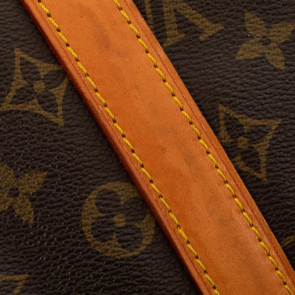Sac Keepall 45 Vintage en toile monogram marron