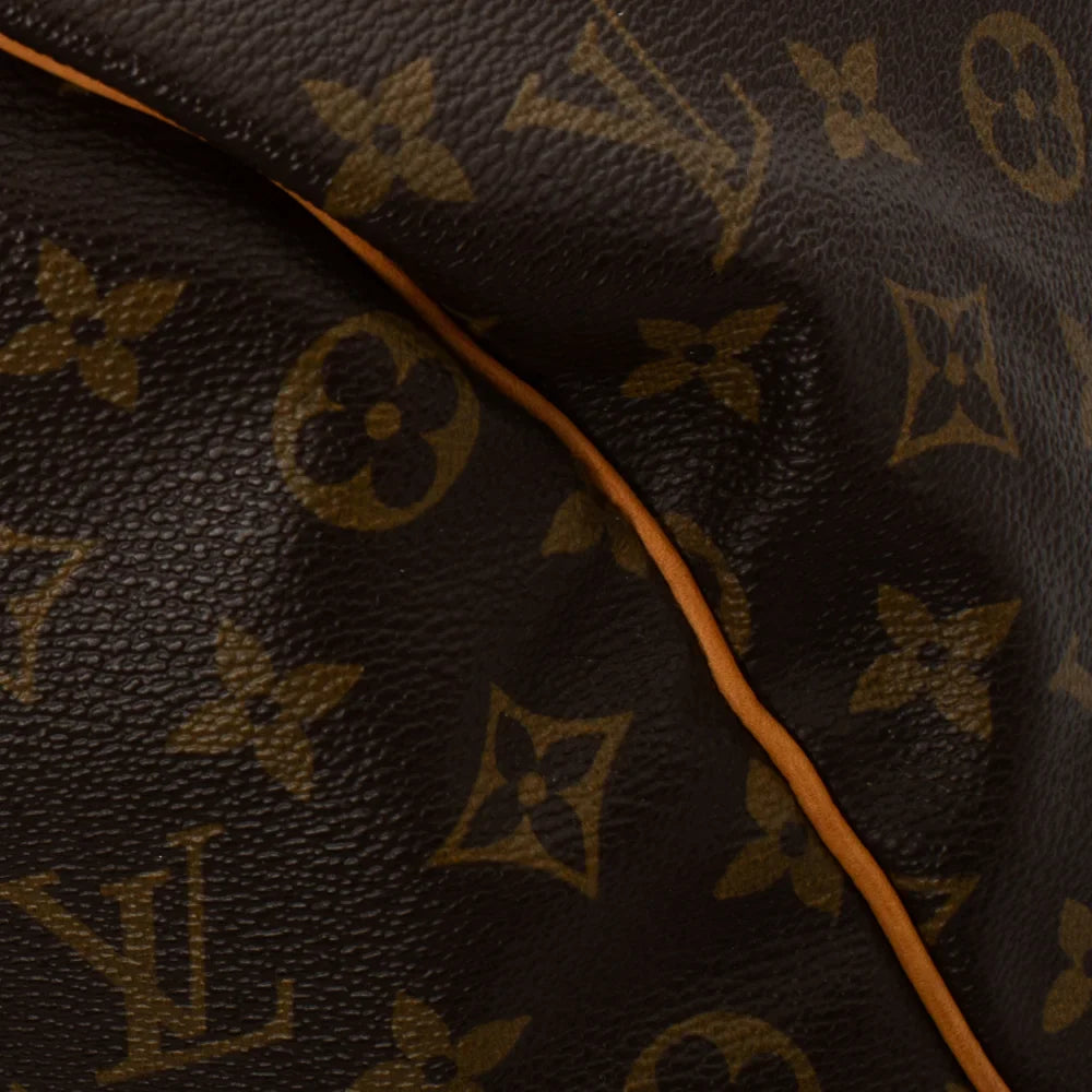 Sac Keepall 45 Vintage en toile monogram marron