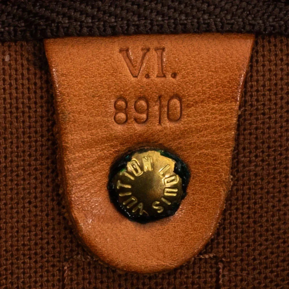 Sac Keepall 45 Vintage en toile monogram marron