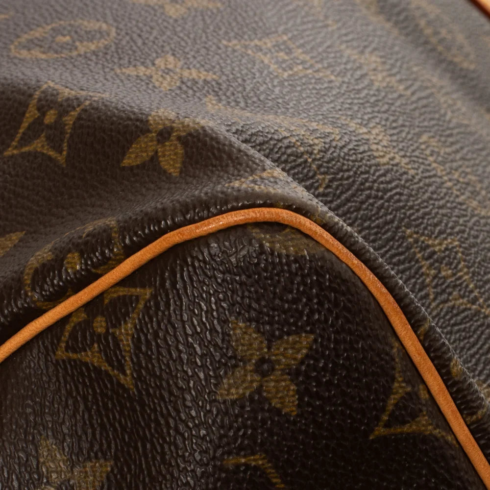 Sac Keepall 55 Vintage en toile monogram marron