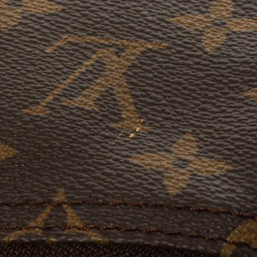 Sac Keepall 55 Vintage en toile monogram marron